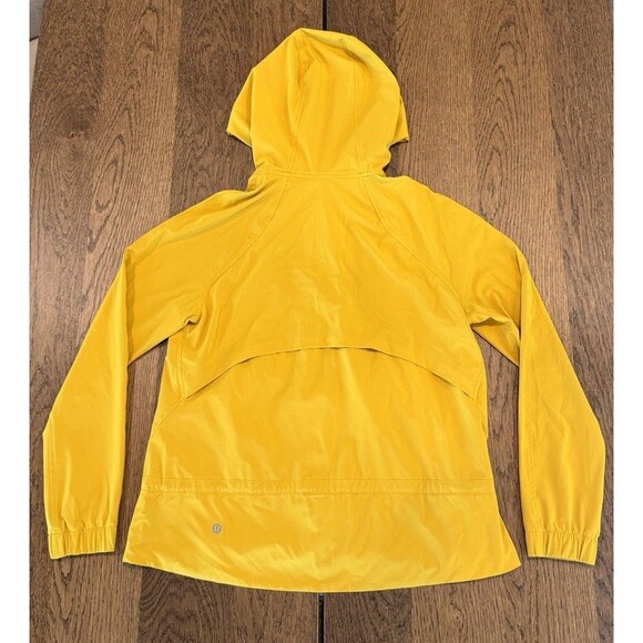 Lululemon Pack It Up Jacket Women’s Sz 6 Honeycomb Hooded Cinch Waist Pockets - Picture 3 of 16